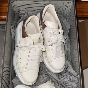 Alexander McQueen Rose Gold Sneakers